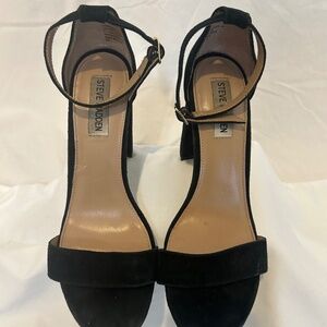Steve Madden  Matty Heeled Sandal - Black - Size 9M